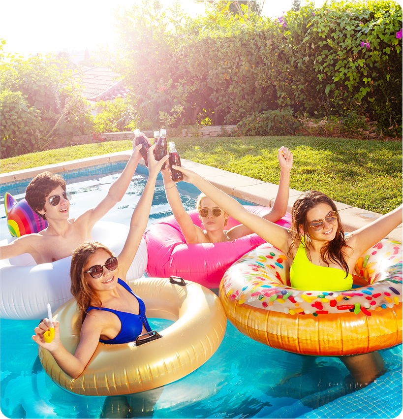 Piscina climatizada con energía solar